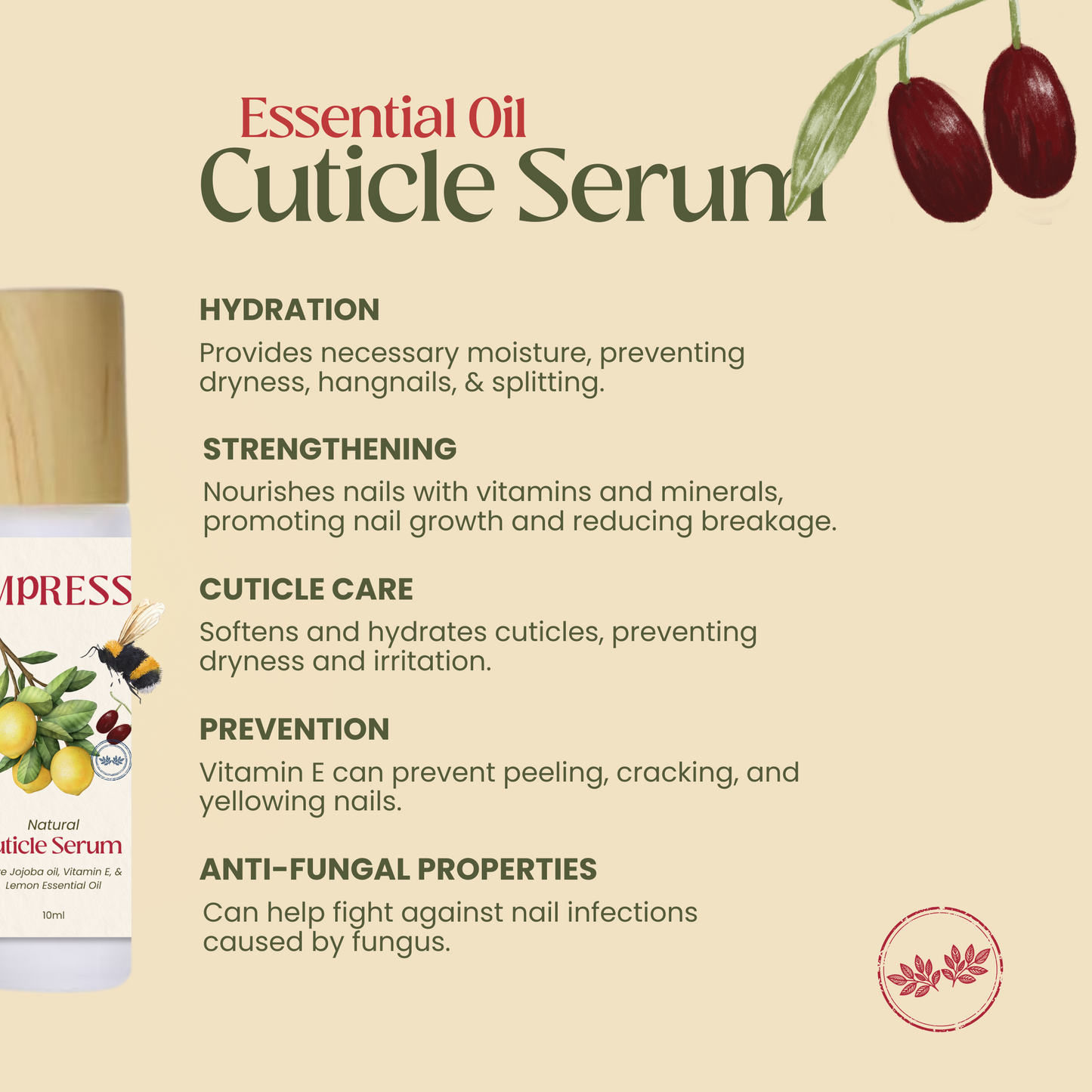 Lemon Cuticle & Nail Serum